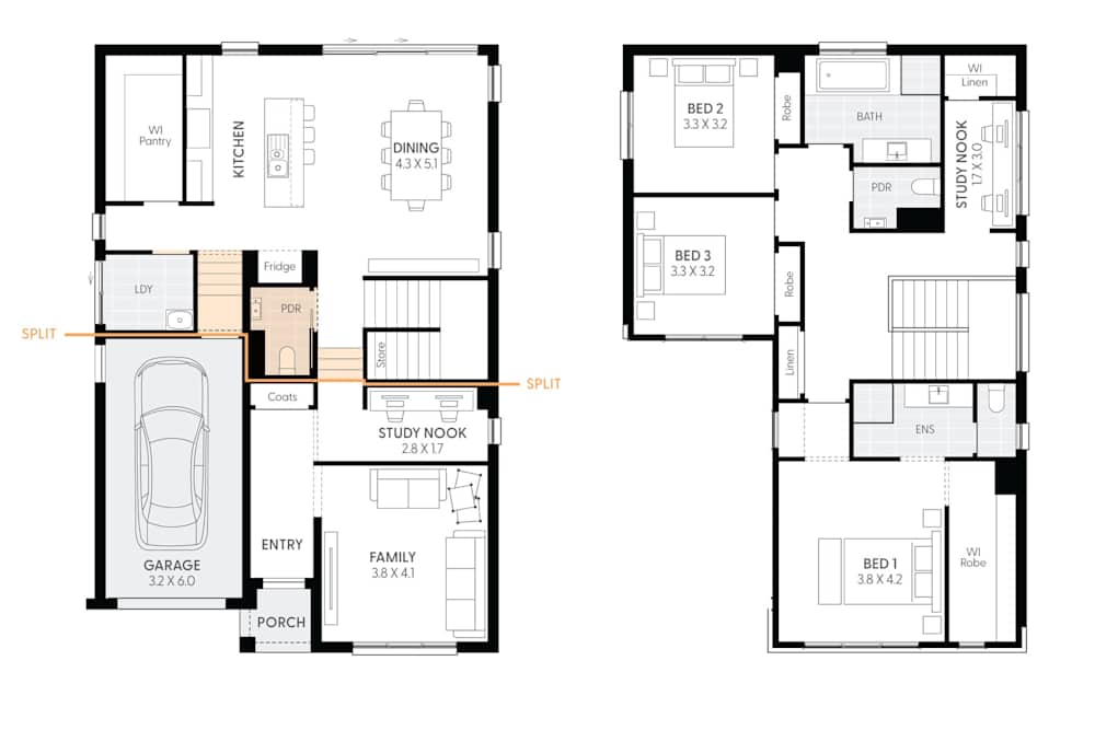 Understanding sloping blocks and stepped designs