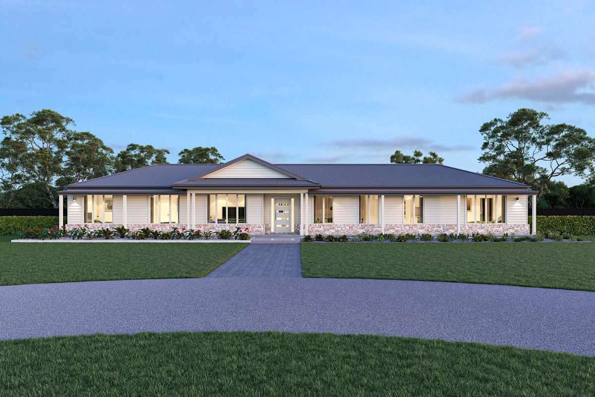 Woodbridge 24 House Design Newhaven with Verandah Facade