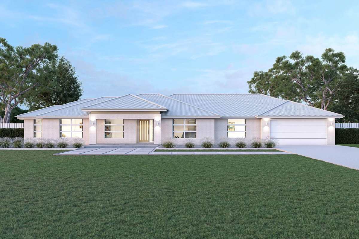 Balmoral 35 house design with Resort facade