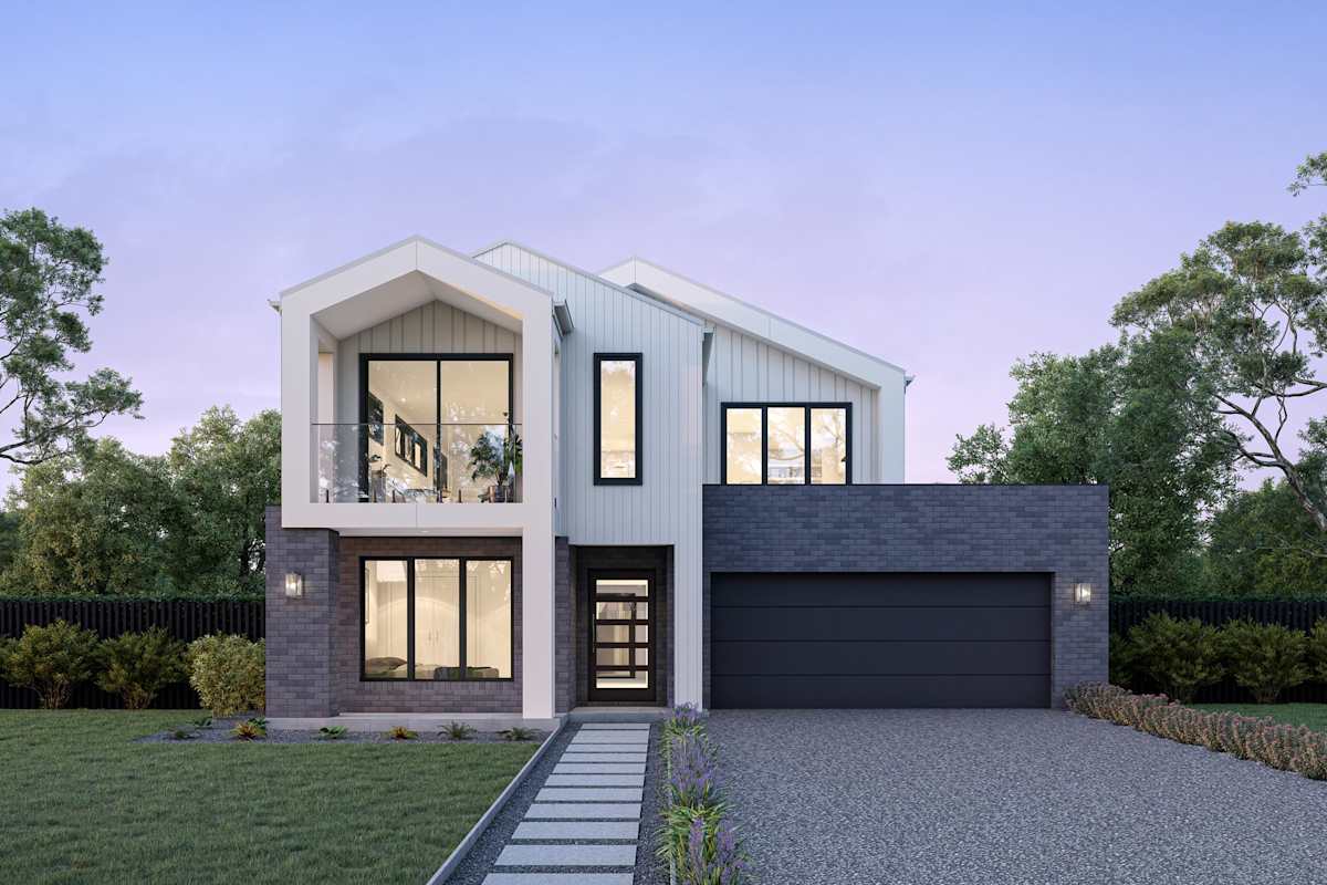 Bellavista 30 house design with Malmo with balcony facade