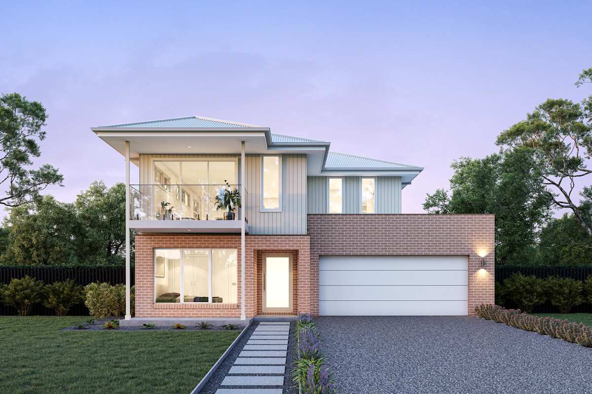 Bellavista 30 house design with Classic with balcony facade