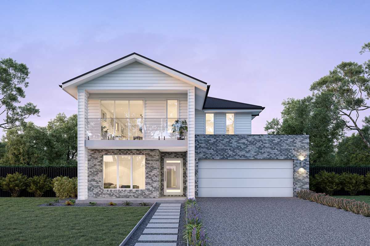 Bellavista 30 house design with Nolan with balcony facade