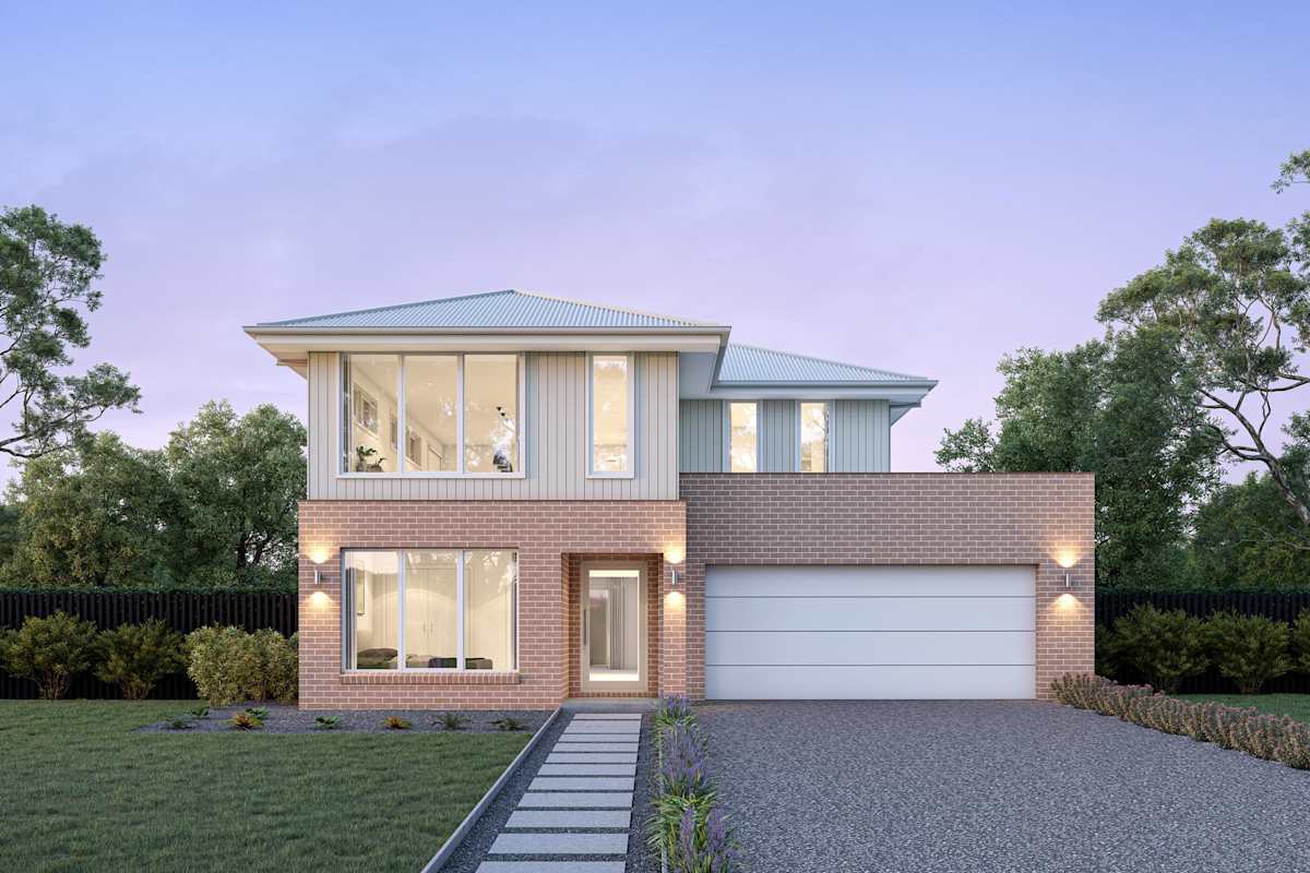 Bellavista 30 house design with Classic facade