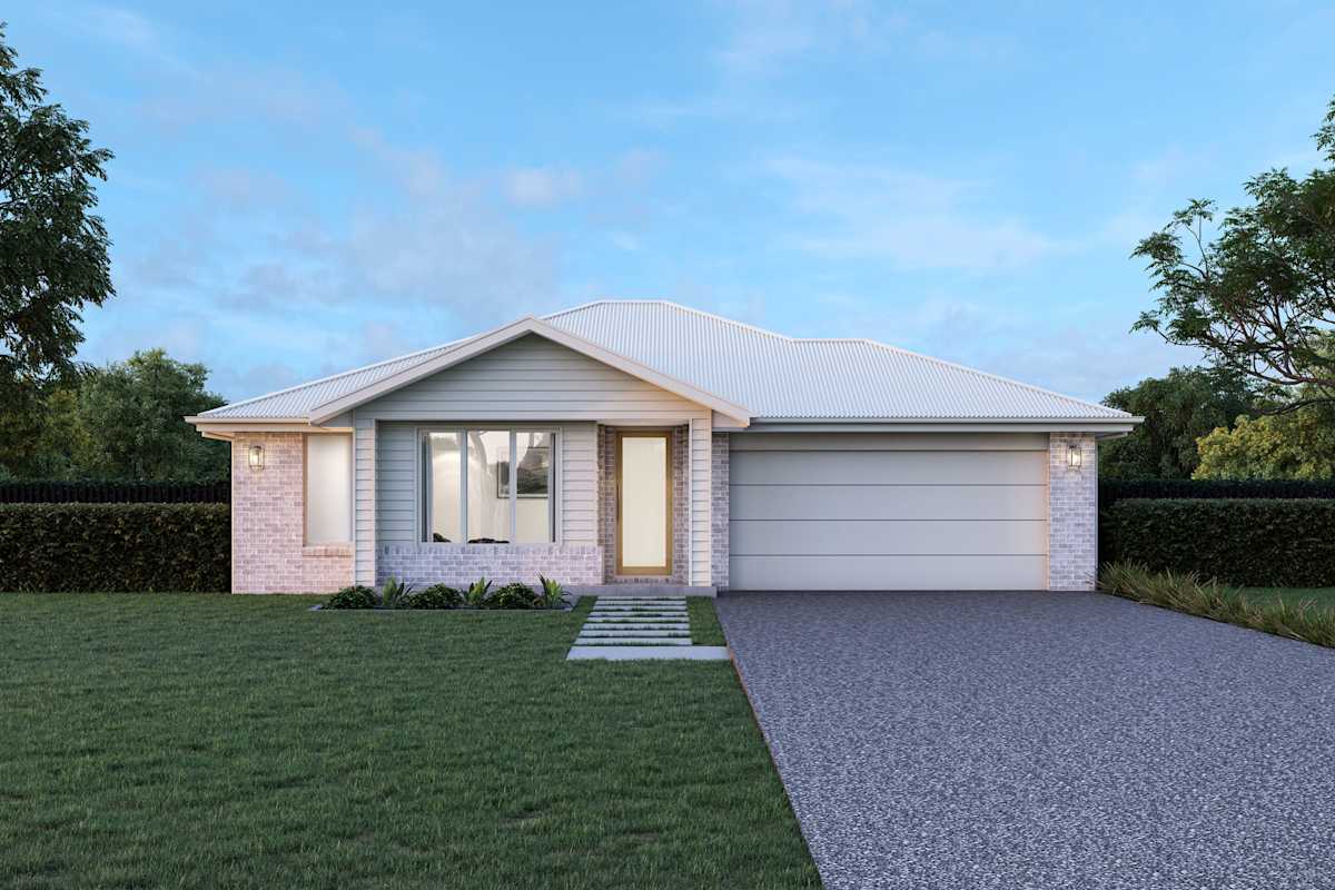 Belvedere 25 house design with Cape facade