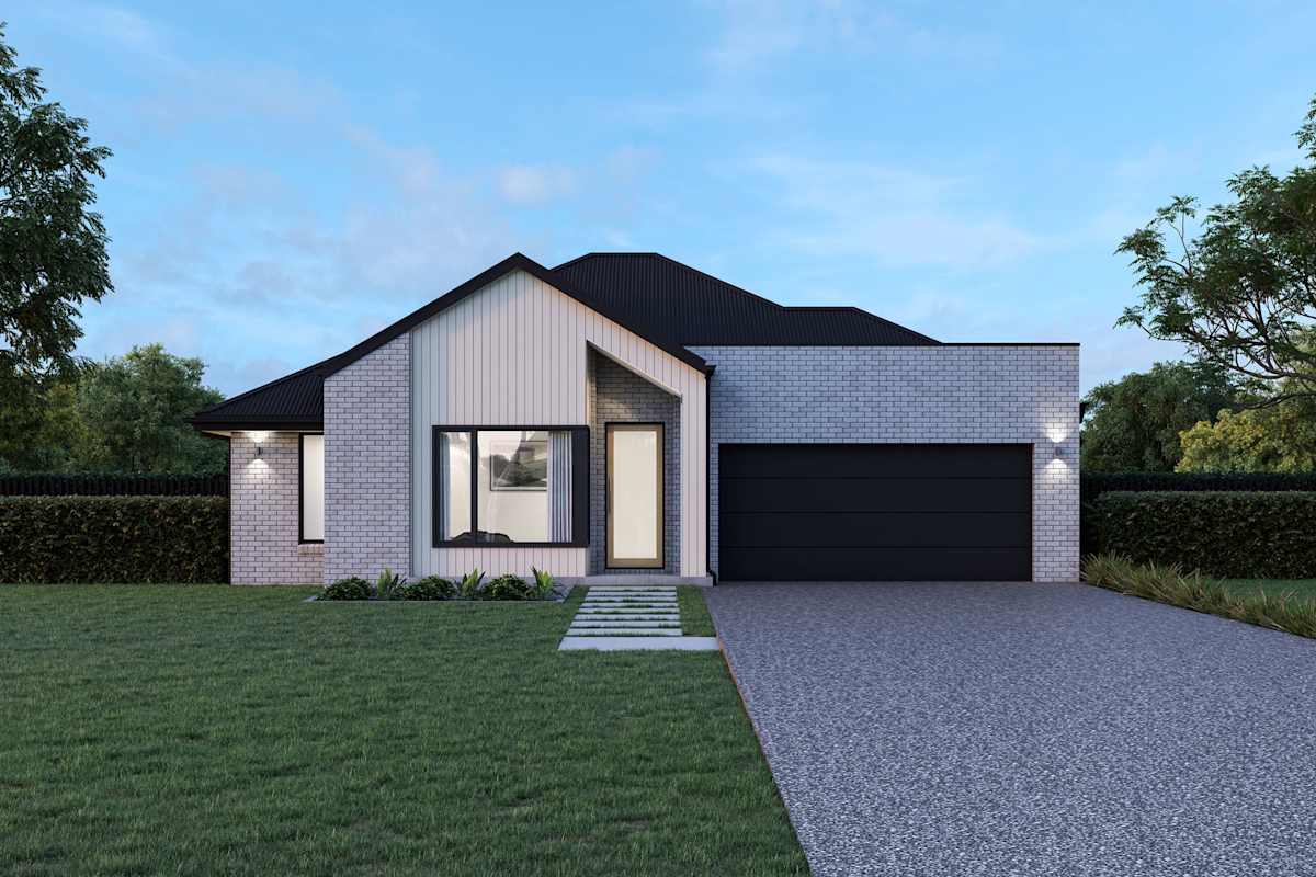 Belvedere 25 house design with Cove facade