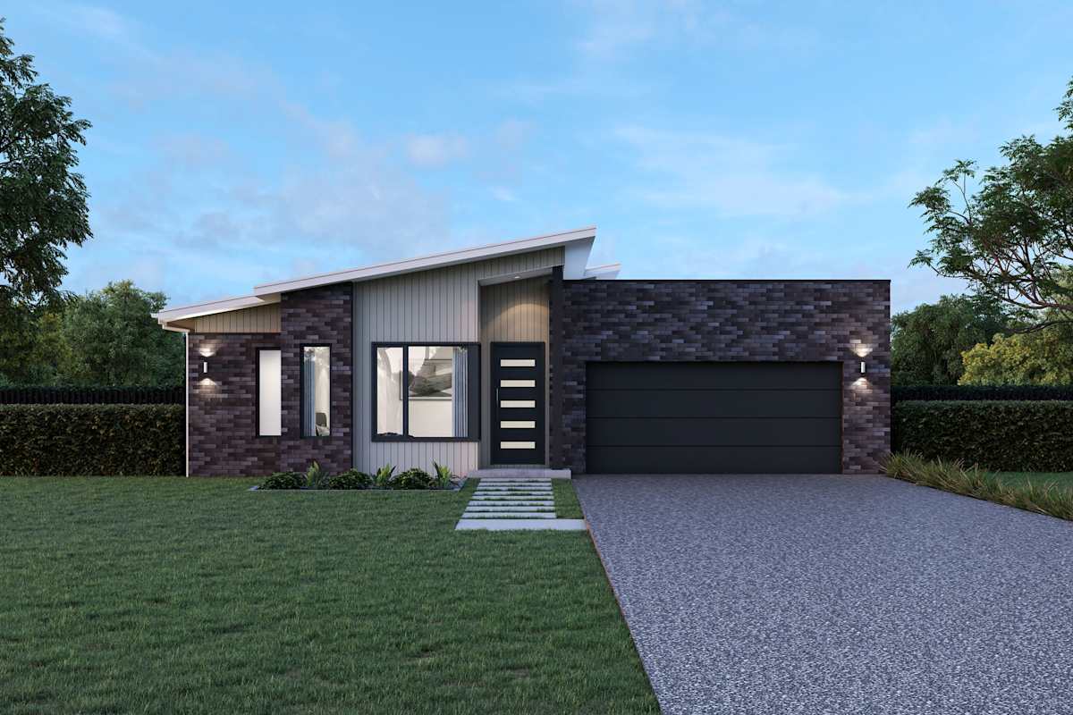 Belvedere 25 house design with Eden facade