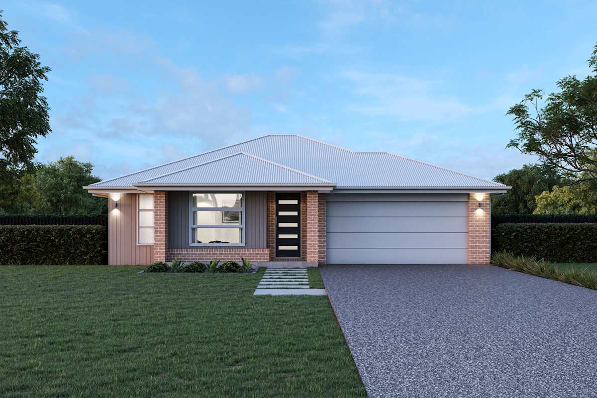 Belvedere 25 house design with Emerald facade