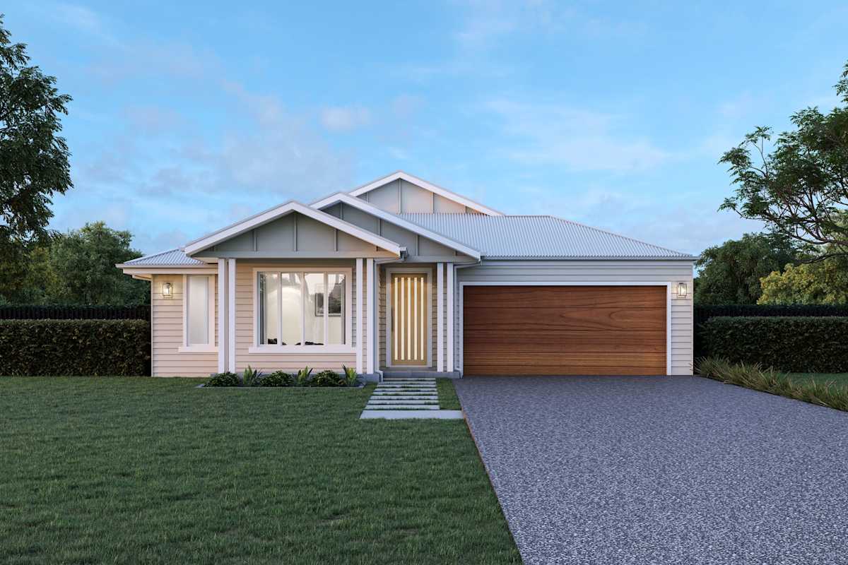 Belvedere 25 house design with Hudson facade