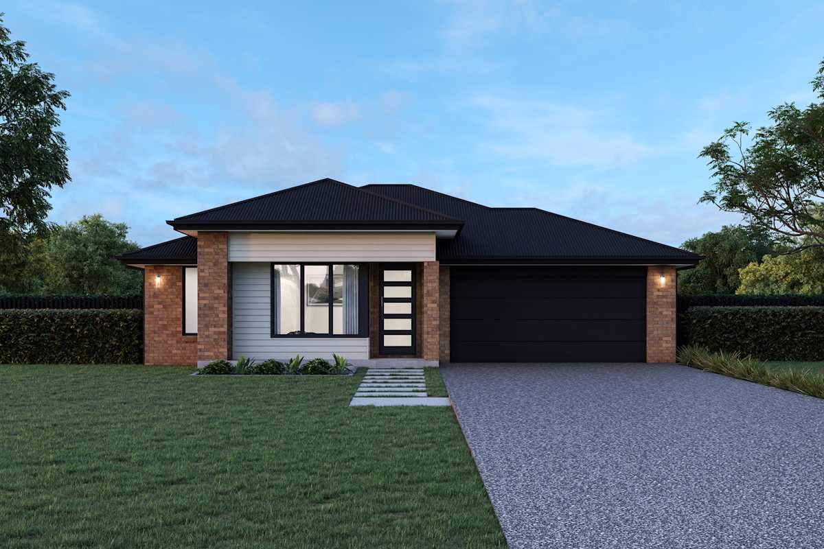 Belvedere 25 house design with Marlo facade