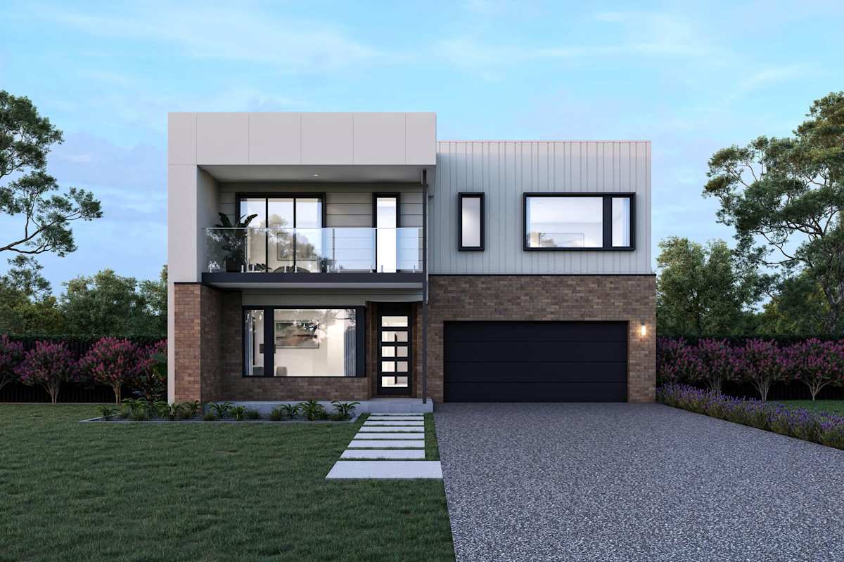 Taroona 32 Home Design Astoria with Balcony Facade