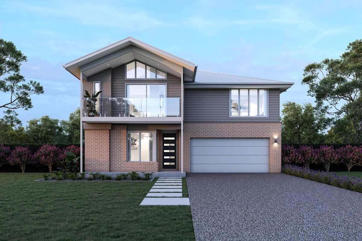 Taroona 32 Home Design Boston With Balcony Facade