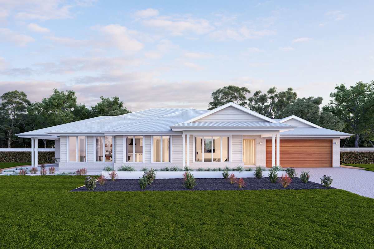 Barcelona 24 house design with Newhaven verandah facade