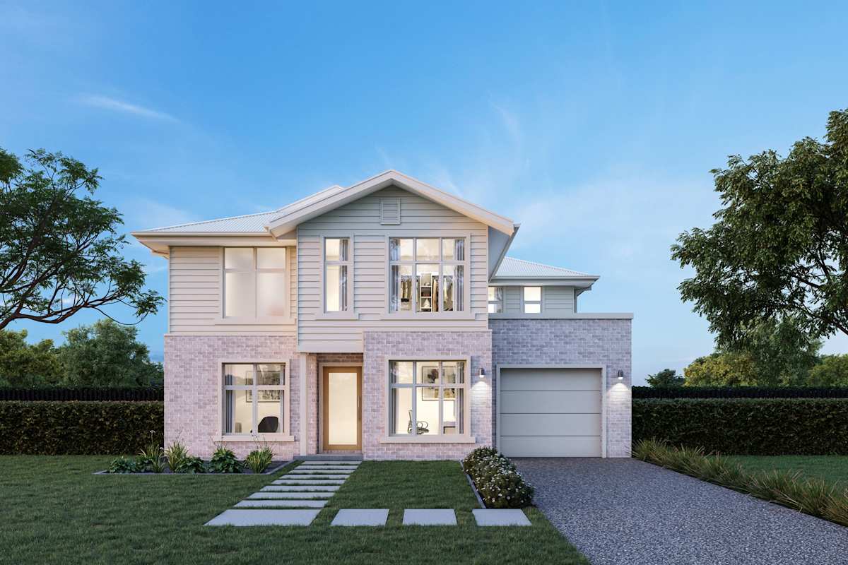 Beechford 25 house design with Bayport facade