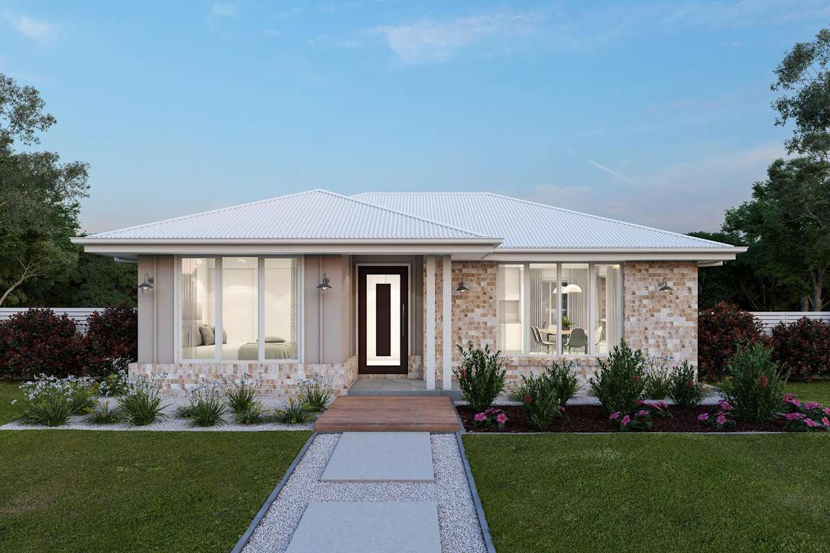 Monash 11 house design with Modern facade