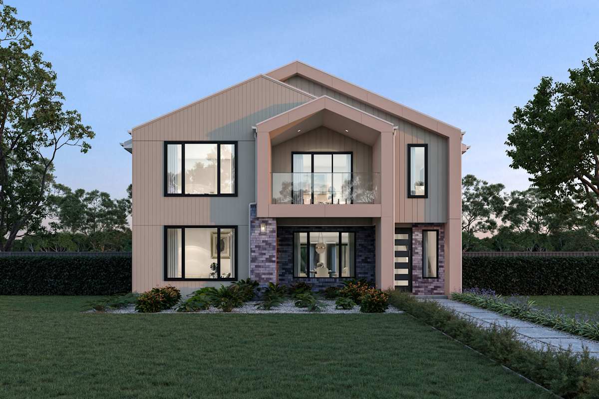 Chadwick 27 house design with Malmo with balcony facade