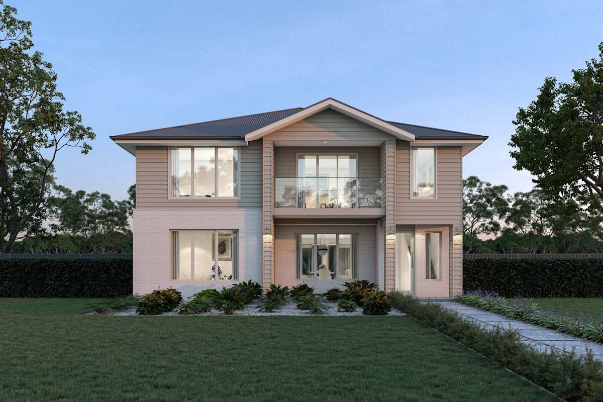 Chadwick 27 house design with Nolan with balcony facade