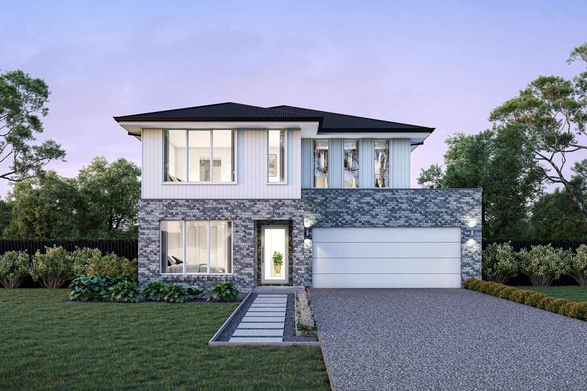Clearwater 32 house design with Classic facade