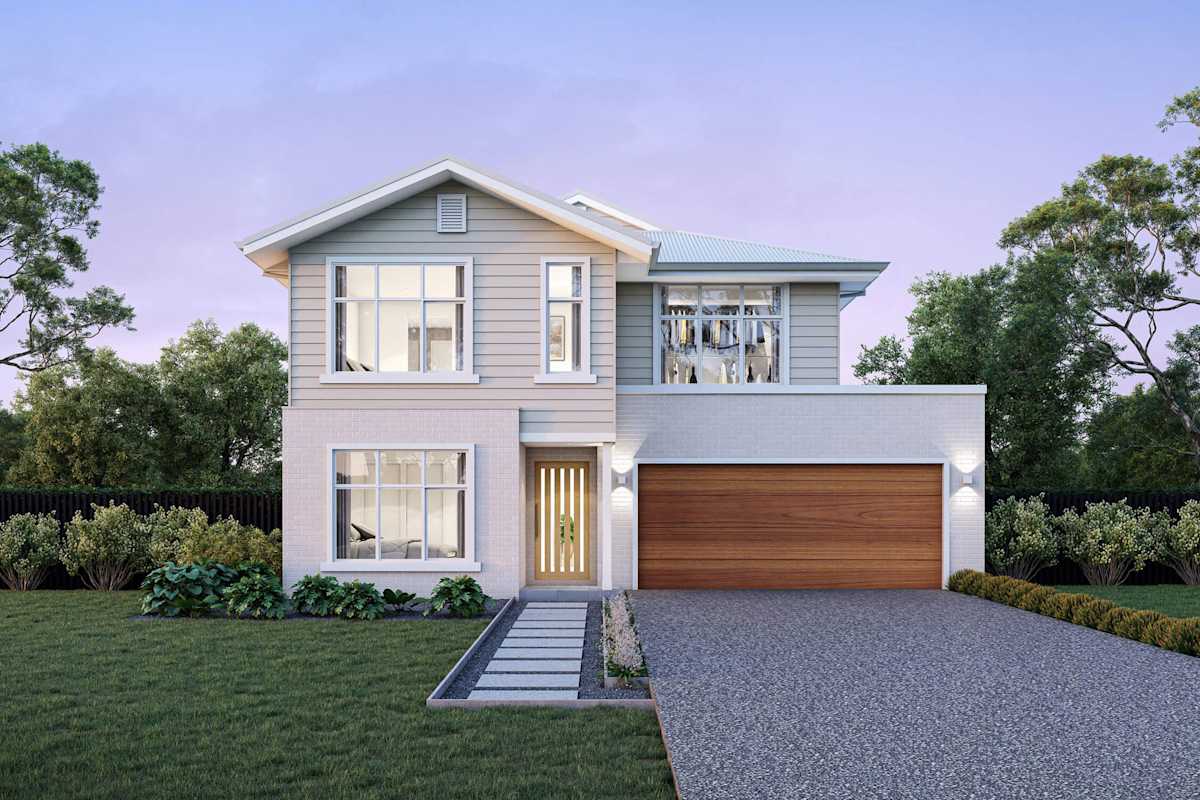 Clearwater 32 house design with Bayport facade