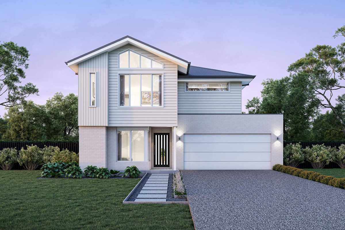 Clearwater 32 house design with Boston facade