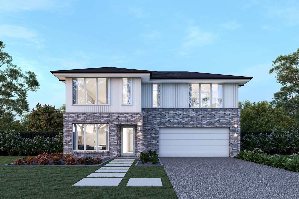 Douglas 27 house design with Classic facade