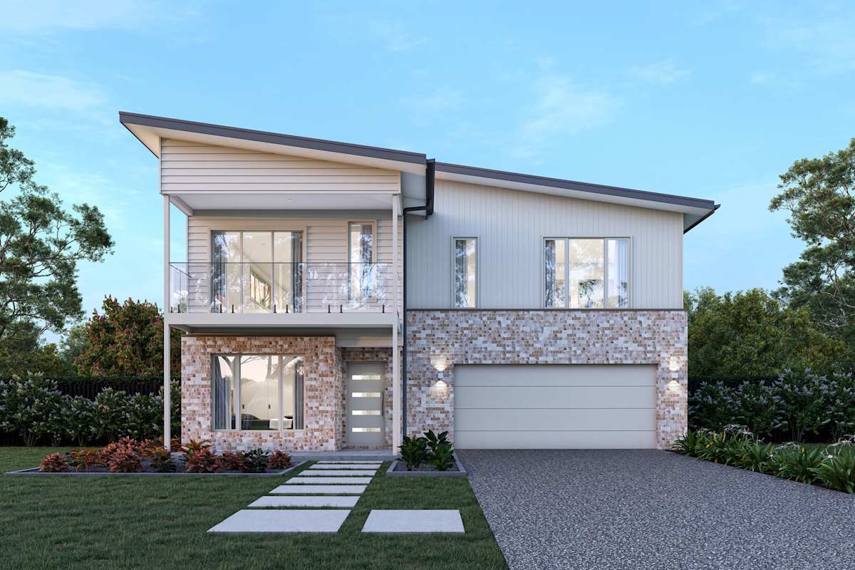 Douglas 27 house design with Scamander with balcony facade