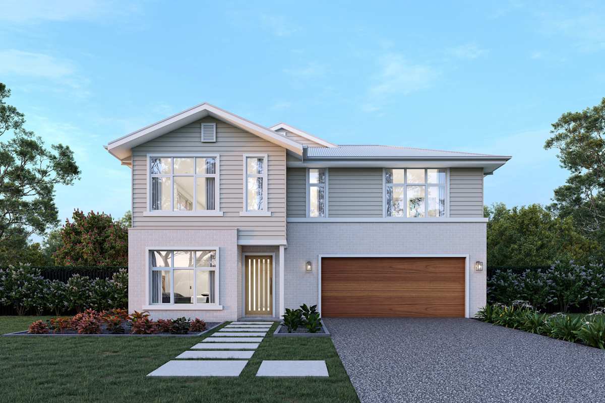 Douglas 27 house design with Bayport facade
