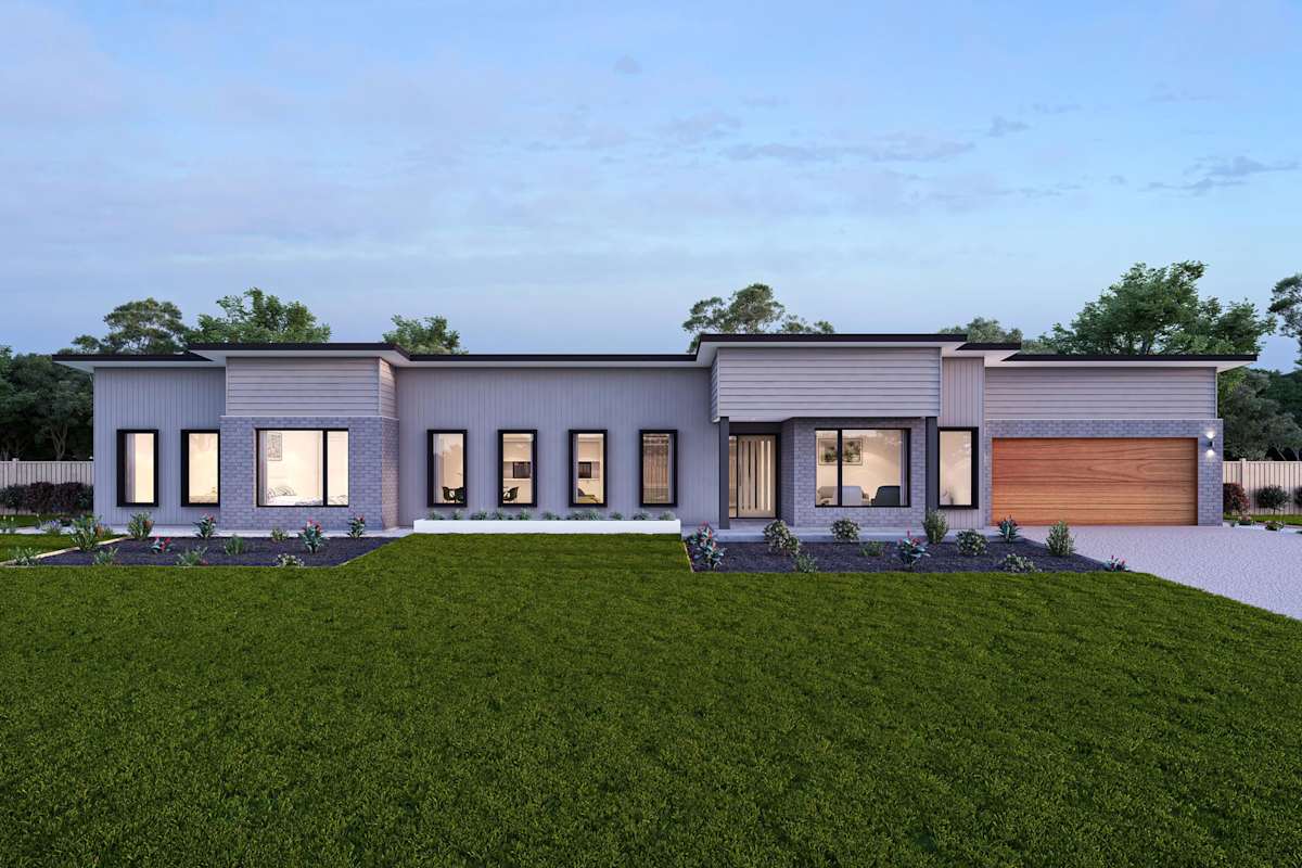 Franklin 34 house design with Pavilion facade
