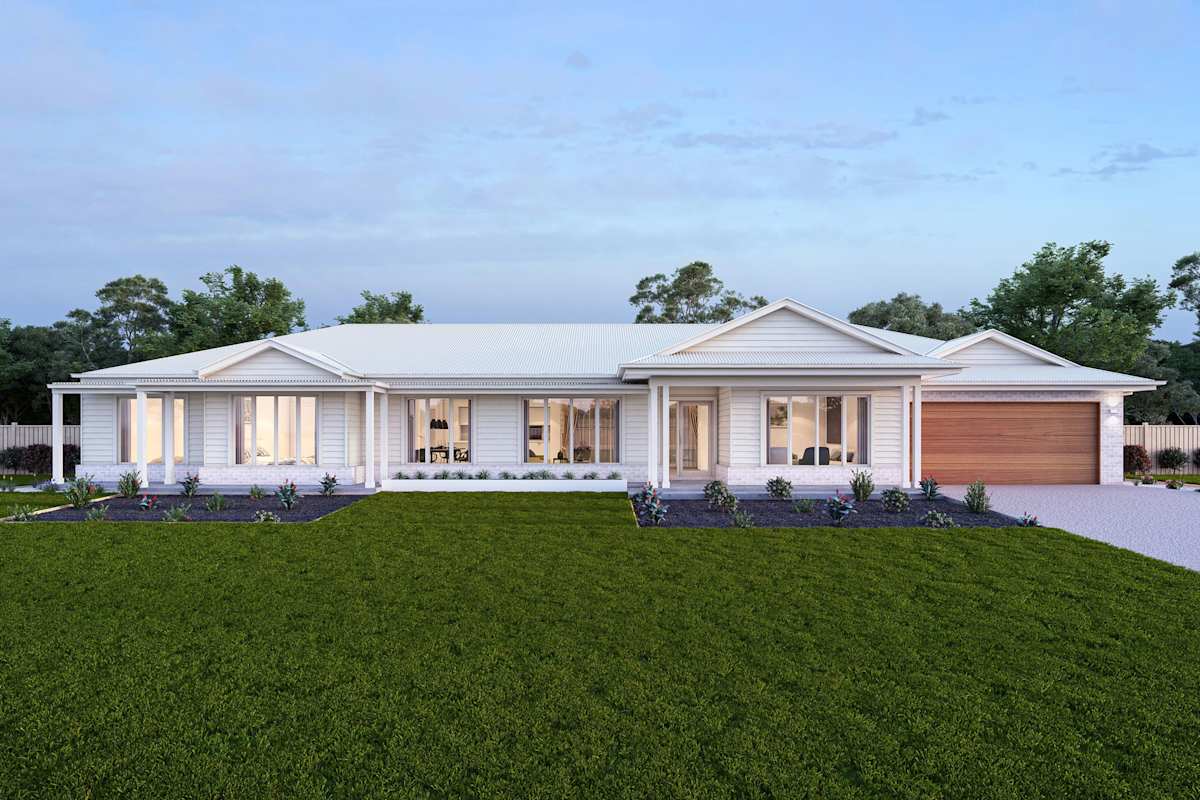 Franklin 34 house design with Newhaven with verandah facade