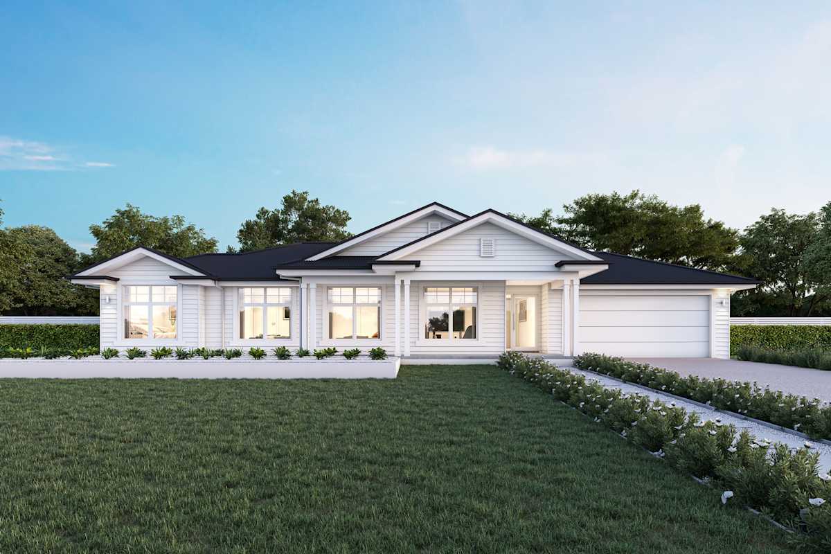 Eaton 22 house design with Brentwood facade