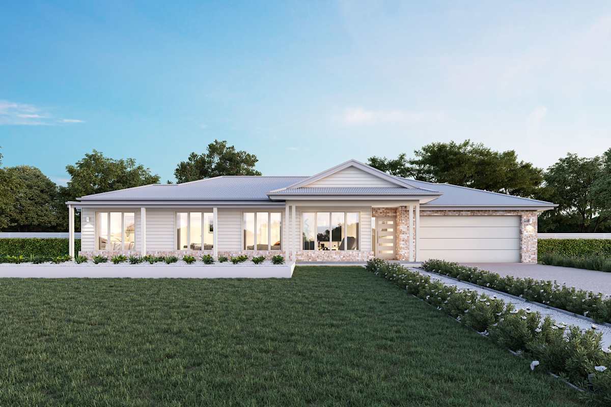 Eaton 22 house design with Newhaven with verandah facade