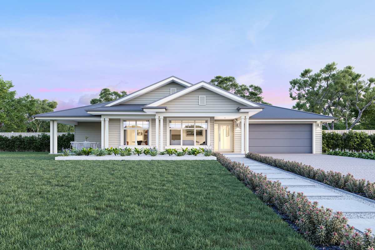 Cambridge 25 house design with Brentwood facade
