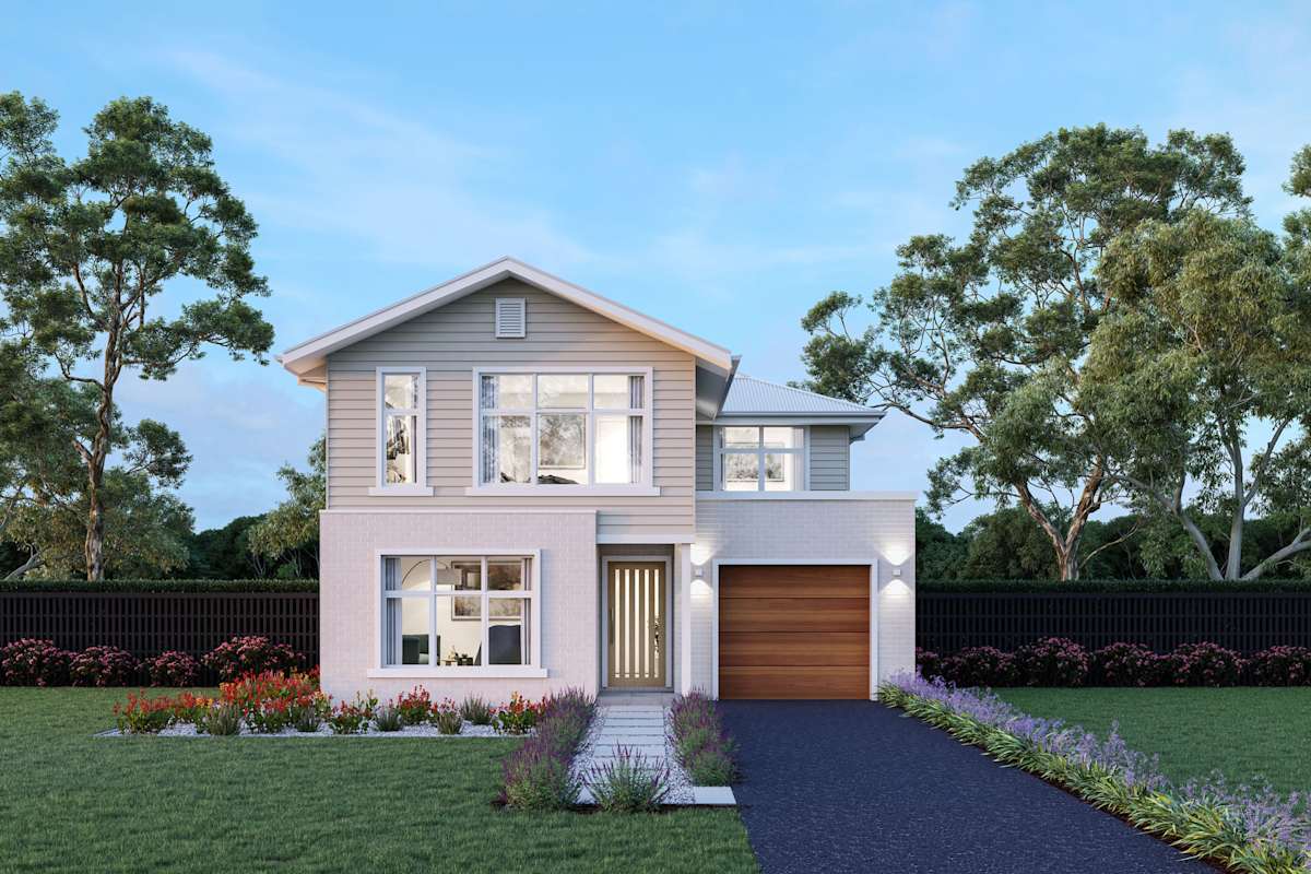 Brookvale 25 house design with Bayport facade