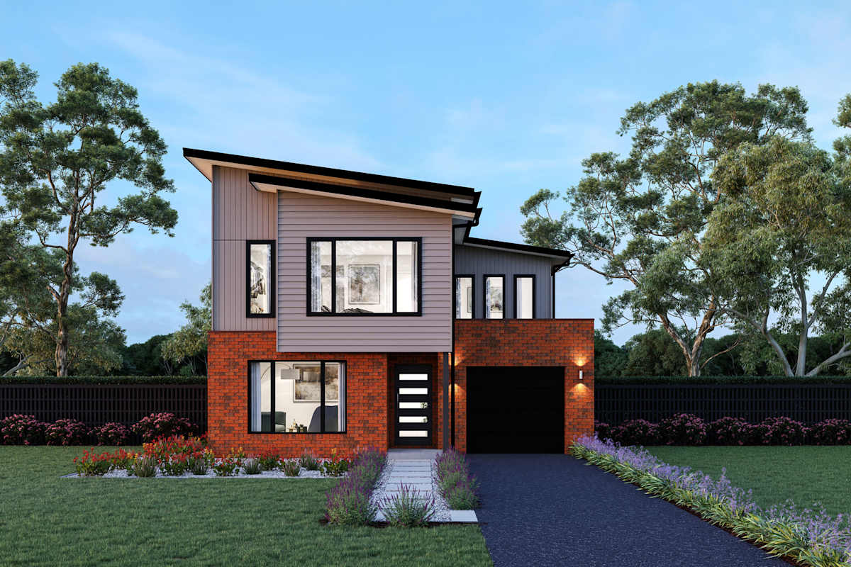 Brookvale 25 house design with Scamander facade