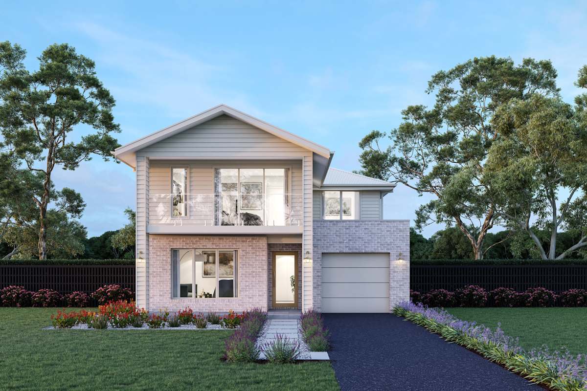 Brookvale 25 house design with Nolan with balcony facade