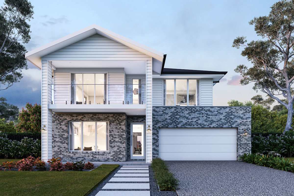 Seabreeze 33 house design with Nolan with balcony facade
