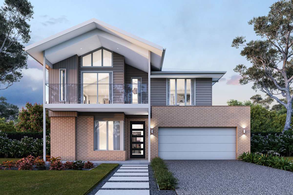Seabreeze 33 house design with Boston with balcony facade