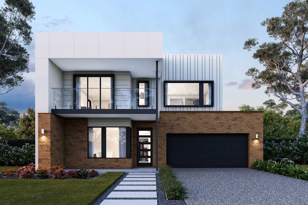 Seabreeze 33 house design with Astoria with balcony facade