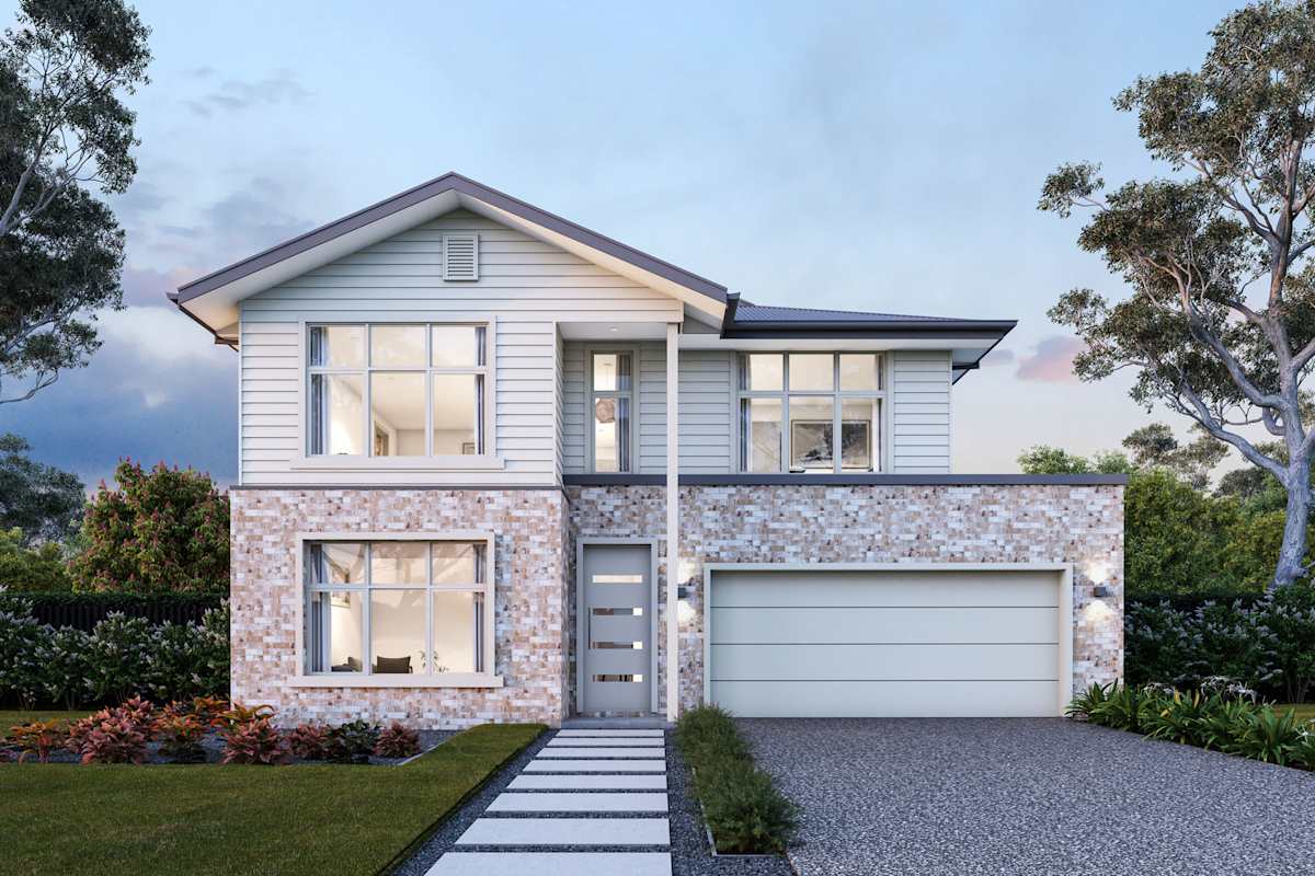 Seabreeze 33 house design with Bayport facade