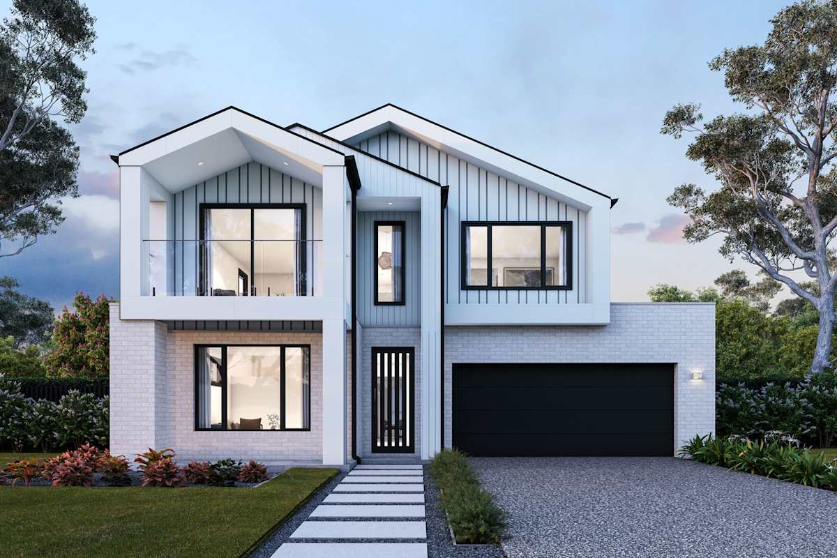 Seabreeze 33 house design with Malmo with balcony facade