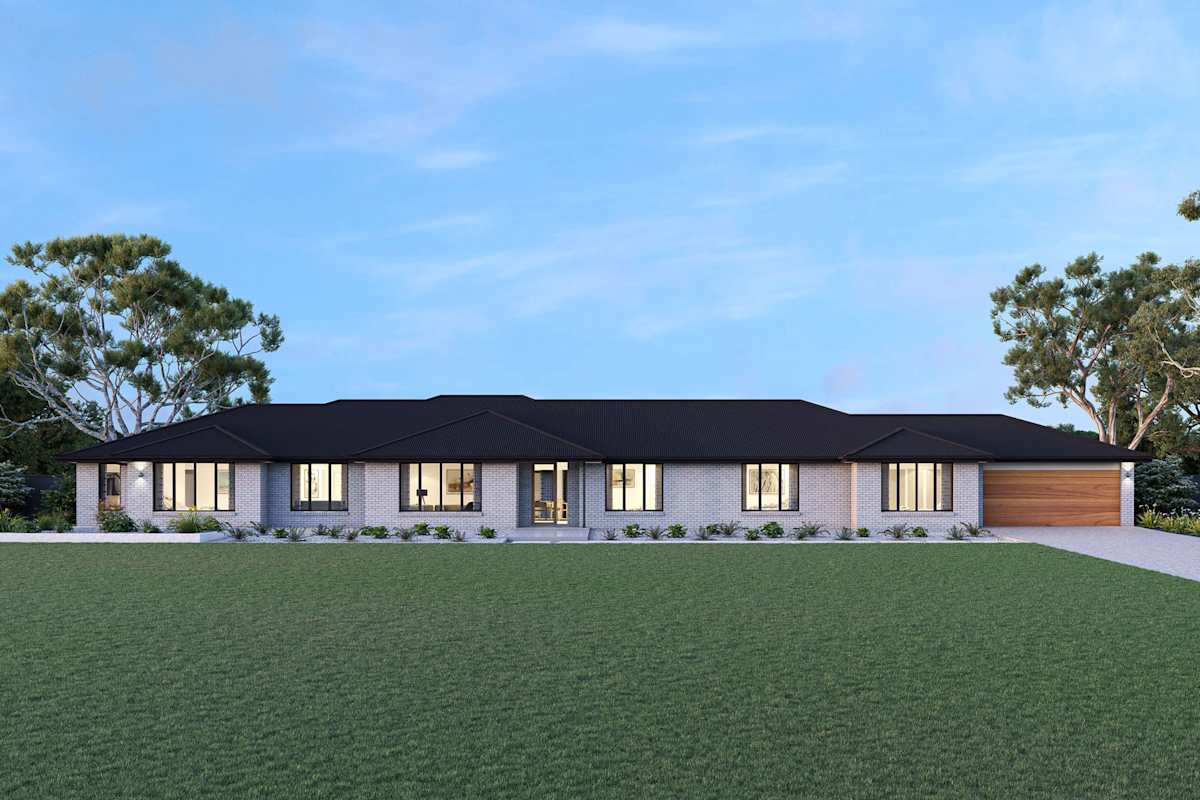 Sanford 47 house design with Classic facade