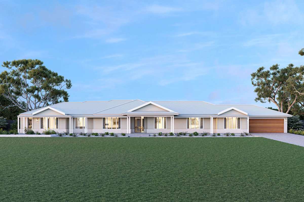 Sanford 33 house design with Newhaven with verandah facade