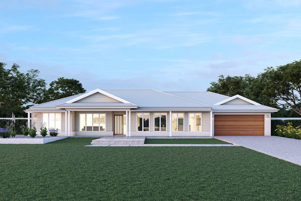 Richmond 29 Home Design Newhaven  with Verandah Facade