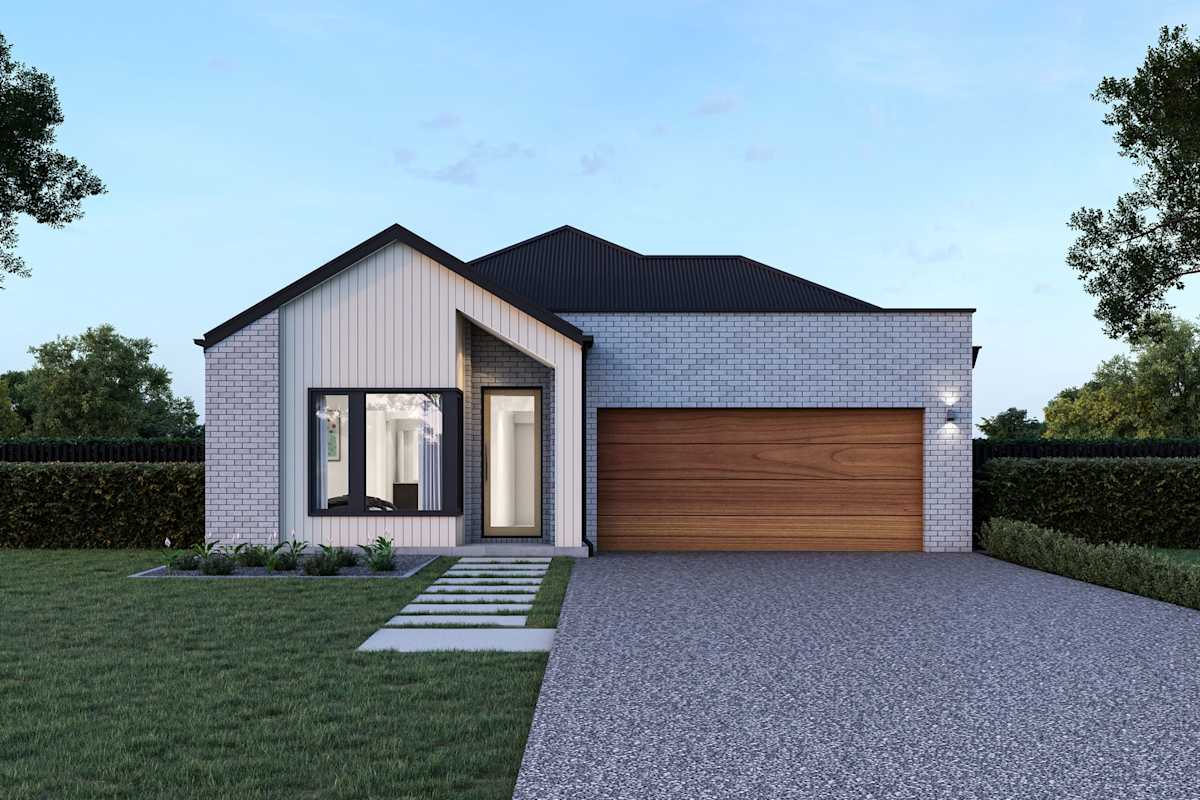 Rockdale 25 house design with Cove facade