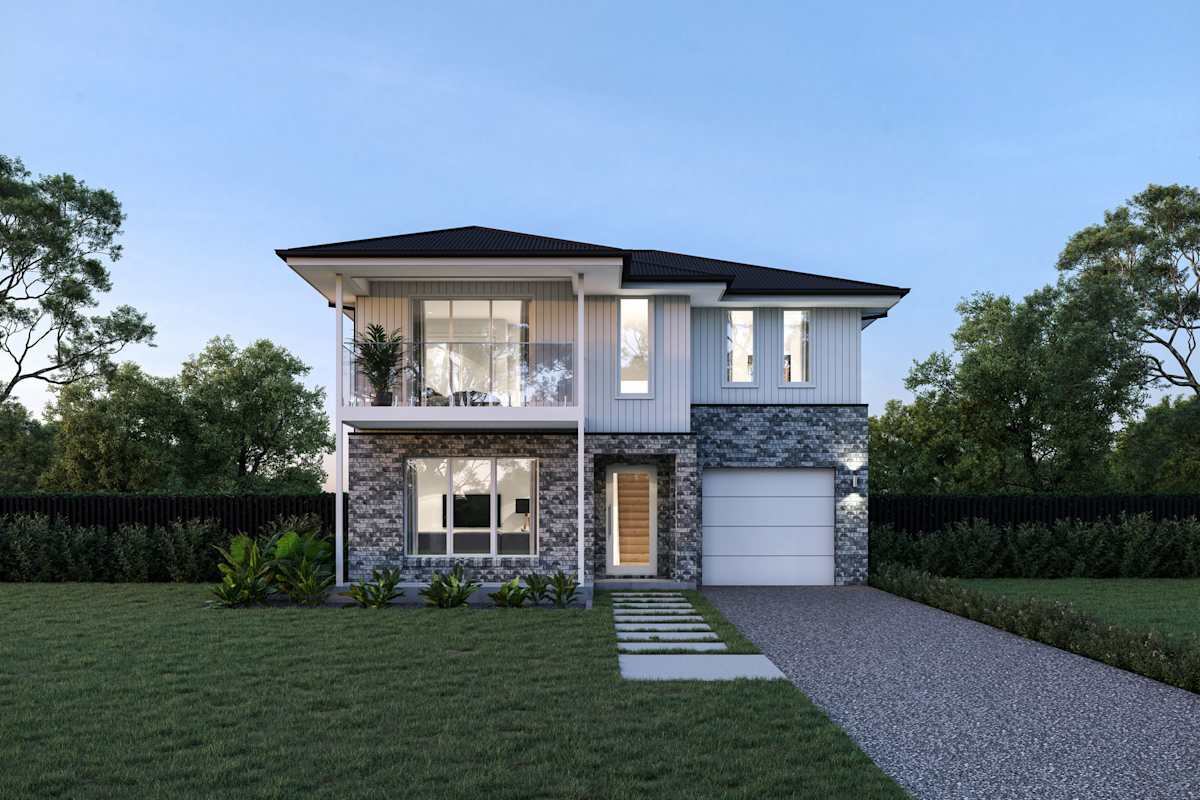 Lennox 23 Home Design Classic with Balcony Facade
