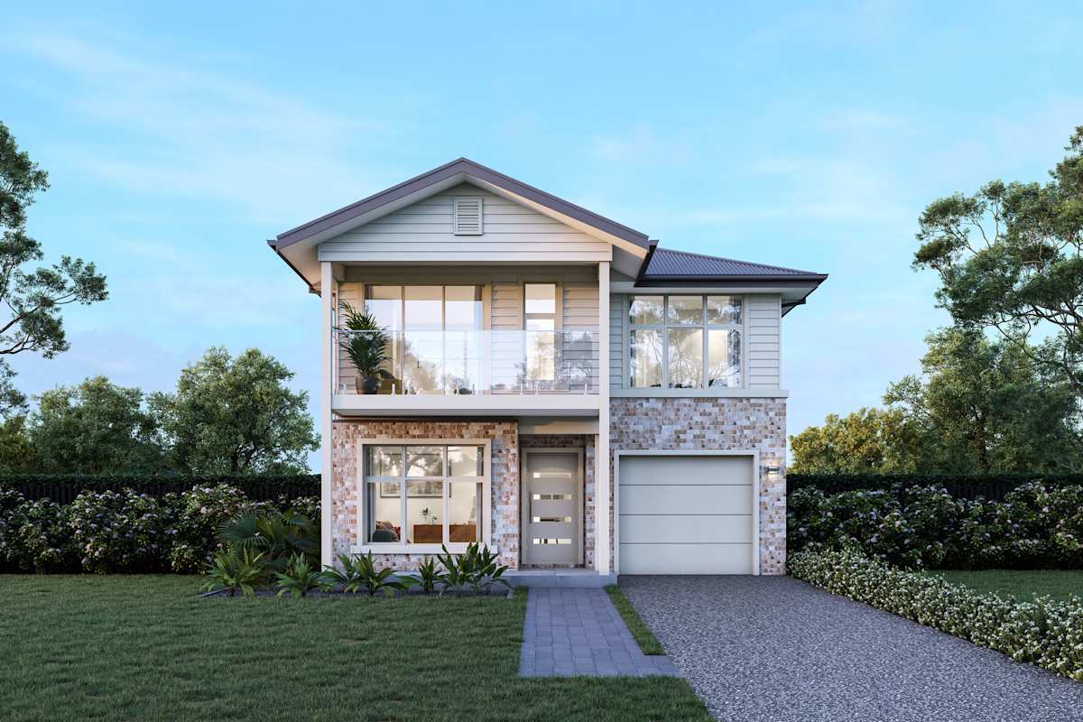Ilana 21 Home Design Bayport with Balcony Facade