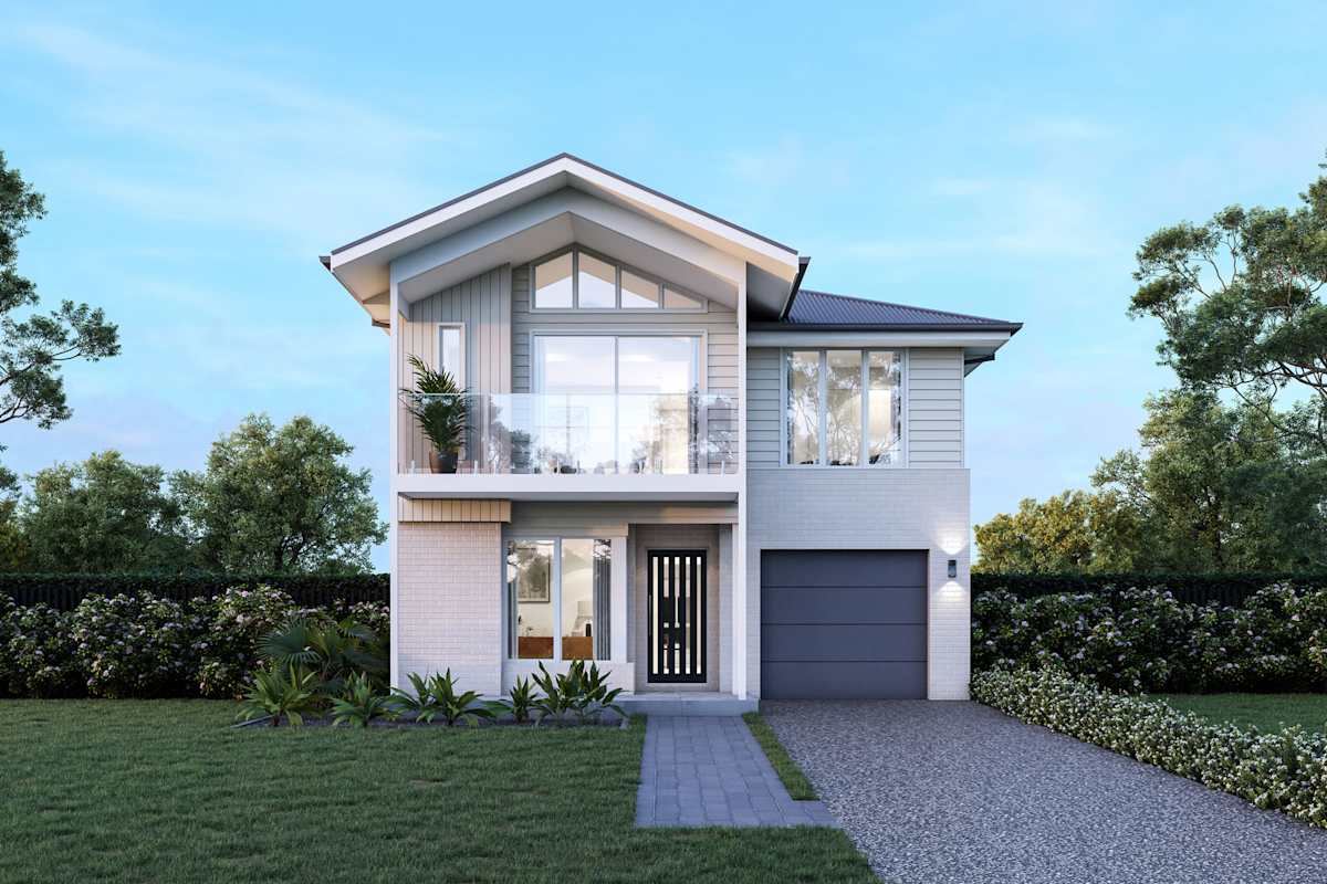 Ilana 21 Home Design Boston with Balcony Facade