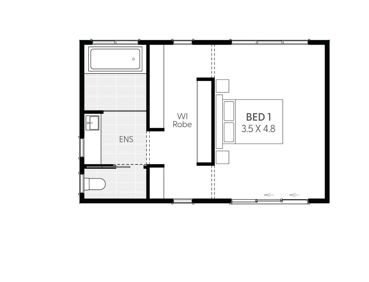 Barn House Master Suite 4