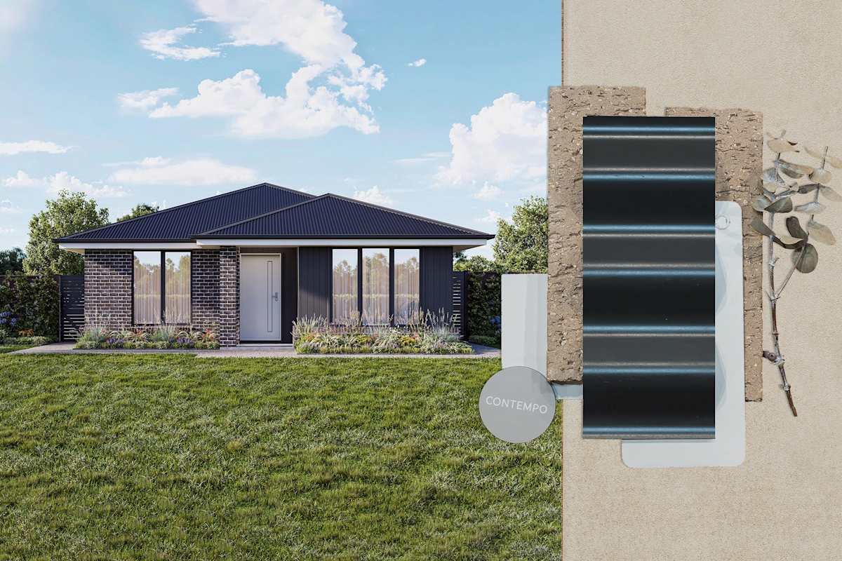 Ashfield 12 Daintree facade in Contempo style