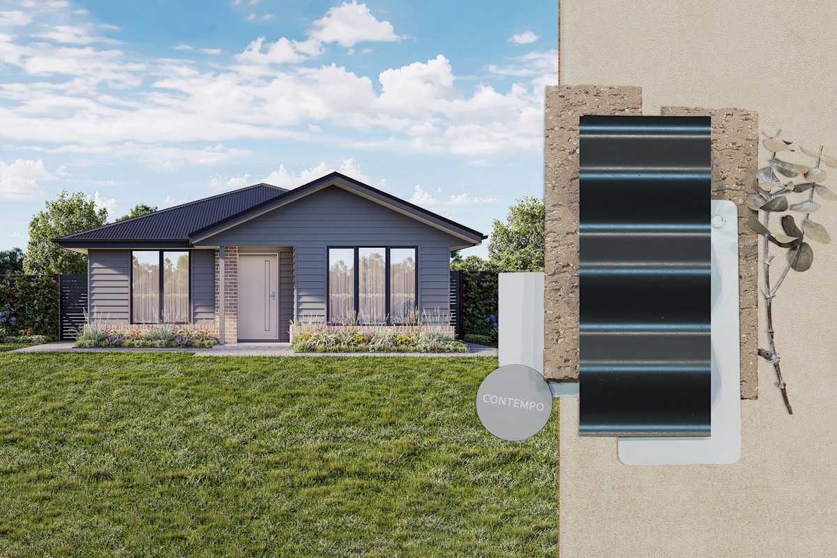 Ashfield 12 Riverside facade in Contempo style