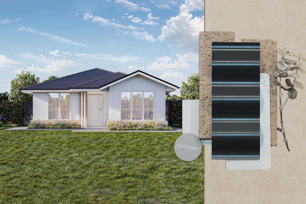 Riva 9 Oakwood facade in Contempo style